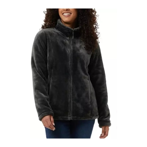 Women's 32 Degrees Plush Jacket Urban Chic Size L NWT - Picture 1 of 11